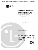 LG DR788 Owner's manual