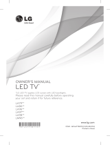LG 42LA860V User manual
