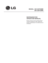 LG GR-339TGBM User manual