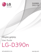 LG LGD390N.ANEUBK User manual
