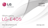 LG LGE405.AAGSBK User manual
