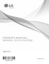 LG VB2320NST Owner's manual