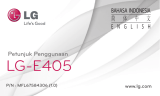 LG LGE405.AMORBK User manual