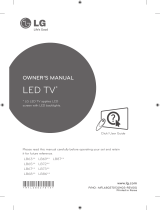 LG 55LB870V Owner's manual