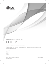 LG 50LN5400 Owner's manual
