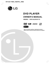 LG DVX173 User manual