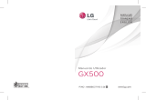 LG GX500.AHKGBR User manual
