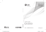 LG GX300.AAGRBK User manual