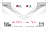 LG LGP690.AITABK User manual