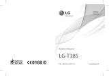 LG LGT385 User manual