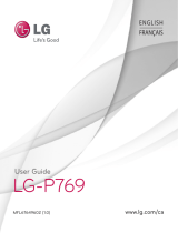 LG LGP769 Owner's manual
