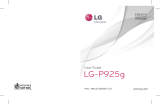 LG LGP925G Owner's manual
