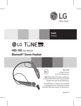 LG HBS-760 Owner's manual