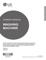 LG WM3505CW Owner's manual