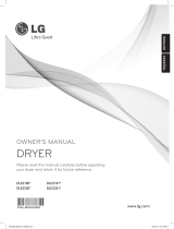 LG DLE2240W Owner's manual