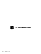 LG WD-12320RD Owner's manual