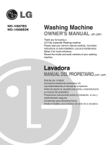 LG WD-14586BDK Owner's manual