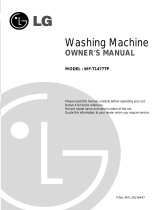 LG WFT11D82EP Owner's manual
