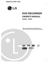 LG DR265-M Owner's manual