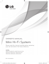 LG MDD305 User manual