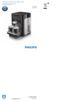 Philips SENSEO QUADRANTE HD7865/80 RED User manual