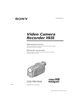 Sony CCD-TRV101E User manual