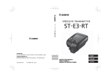 Canon Speedlite Transmitter ST-E3-RT User manual
