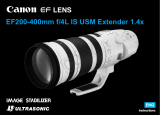 Canon EF 200-400mm f/4L IS USM Extender 1.4x User manual