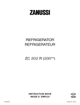 Zanussi ZC202R User manual
