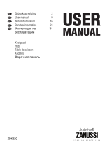 Zanussi ZDK320X User manual