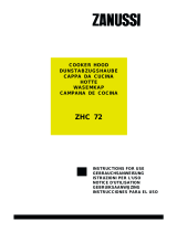 Zanussi ZHC72X User manual