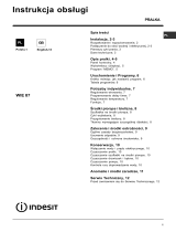 Indesit WIE 87 (PL) (TE) User guide