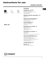 Indesit WIXL 105 (KW) (V) User guide