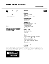 Hotpoint-Ariston TCD751 Owner's manual