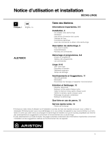 Hotpoint-Ariston TCL731X Owner's manual