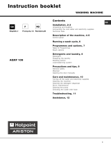 Indesit AQXF 109 (EU)/HA User guide