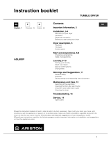 Indesit ASL600V (EX) User guide