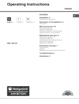 Hotpoint-Ariston BSZ 1632 EU Owner's manual