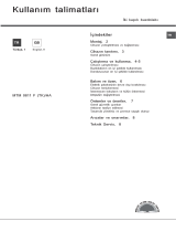 Ariston MTM 0811 F (TK)/HA User guide