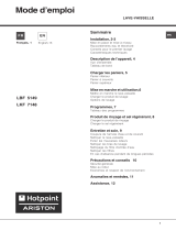 Hotpoint LBF 5149 FR/HA Owner's manual