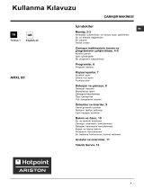 Hotpoint ARXL 85 (TK) 2EV User guide