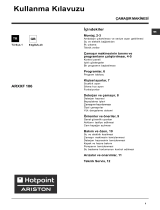 Hotpoint ARXXF 106 (TK) User guide