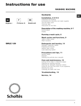 Indesit SMLE 129 (EU) Owner's manual