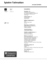 Hotpoint LBF 31 TK/HA User guide