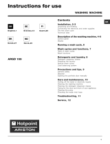Hotpoint-Ariston ARGD 169 (EU) Owner's manual