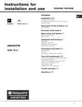 Hotpoint AQ8F 49 U (EU) User guide