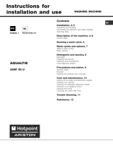 Hotpoint-Ariston AQ9F 68 U (EU) Owner's manual