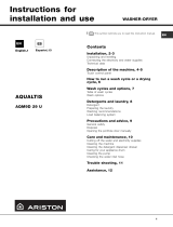 Whirlpool AQM9D 29 U (EX) 60HZ User guide