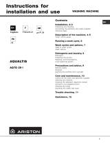 Indesit AQ7D 29 I (EX) User guide