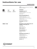 Indesit IWDC 7125 B (EX)60HZ User guide